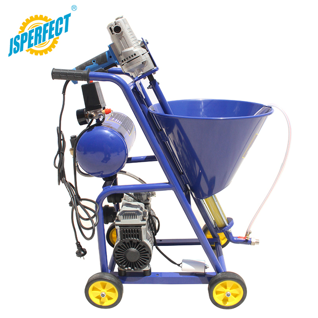 JSPERFECT Single Air Compressor Powerful Electric Mortar Sprayer Machine