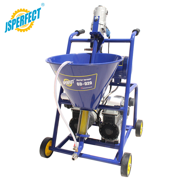 Double Air Compressors Powerful Electric Mortar Sprayer Machine