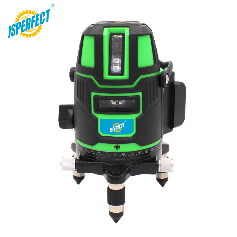 5 Lines Rotating Green Beam Laser Level for Construction