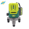 JSPERFECT 5 Lines Electronic Self-leveling Green Beam Handy Laser Level with 2 Battery
