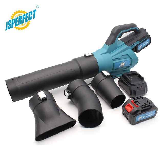 Rechargeable Handheld High Power 1200W Cordless Jet Fan for Garden Leaf Dust