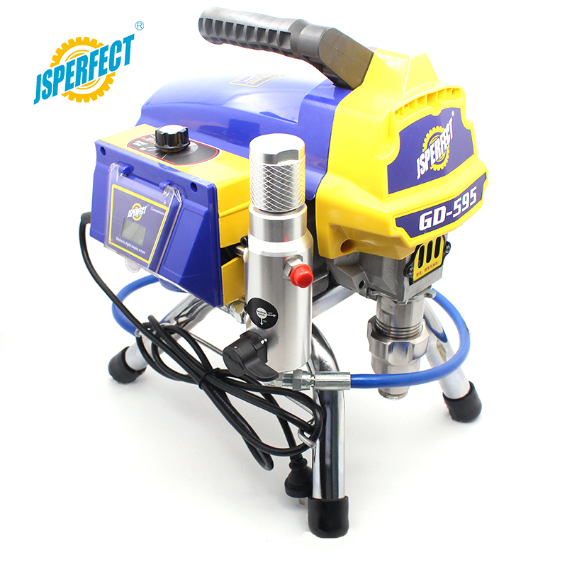 Portable Brushless Motor Model 595 Airless Paint Sprayer for Wall Painting