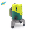 JSPERFECT 5 Lines Electronic Self-leveling Green Beam Handy Laser Level with 2 Battery