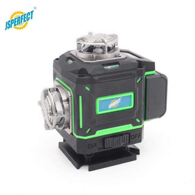 New 4D Green Beam Industrial DIY Grade Touch Screen Laser Level with 1m Tripod