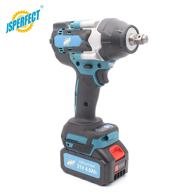 Powerful Lithium High Efficiency Brushless Motor Cordless Impact Wrench