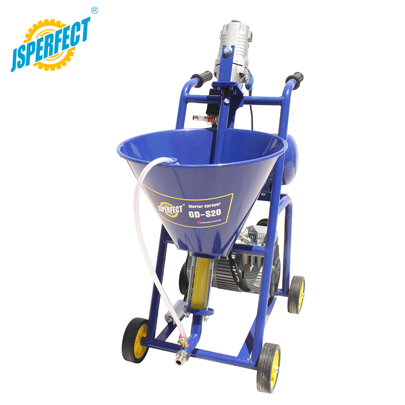 JSPERFECT Single Air Compressor Powerful Electric Mortar Sprayer Machine