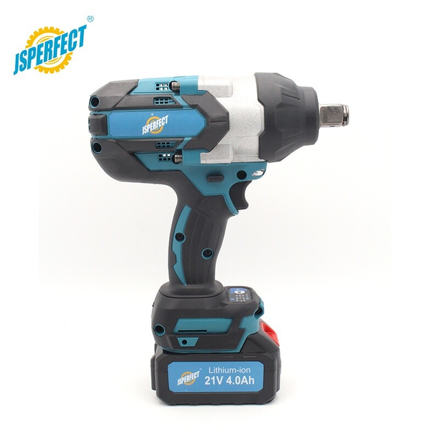 JSPERFECT Professional Hot Selling Industrial-Grade Cordless Impact Wrench