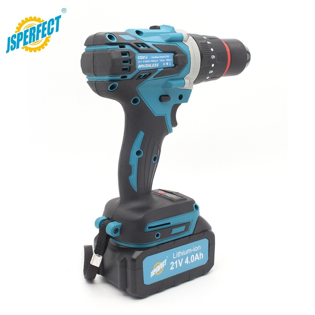 Wholesale Li-ion Battery Rechargeable Cordless Drill Machine with Impact Function