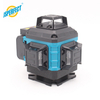 16 Line 4D Green Laser Level Self-leveling Horizontal Vertical Cross Line Laser Level With Dual Batteries & Remote Control