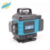 16 Line 4D Green Laser Level Self-leveling Horizontal Vertical Cross Line Laser Level With Dual Batteries & Remote Control