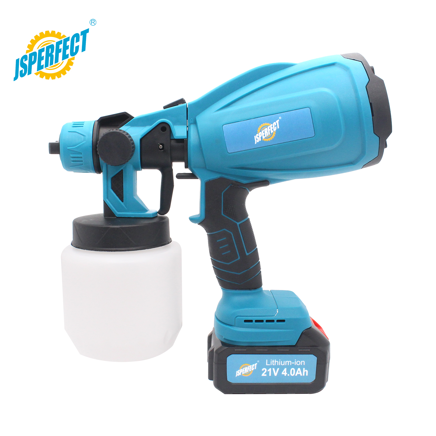 21V Rechargeable Cordless Paint Sprayer GD-8018B Handheld Electric Spray Gun For Home DIY Painting & Coating