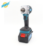 Brushless Motor Electric Cordless Impact Wrench With Two Strong Battery Impact Wrench