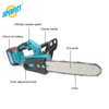 OEM Acceptable Brushless Cordless Mini Chainsaw 10/12 Inch Portable Rechargeable Chain Saw With Two Lithium Batteries