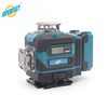 Factory Wholesale 4D 16 Line Green Laser Level 360&deg; Rotary Construction Laser Measuring Tool &plusmn;1mm/7m Accuracy With Large Capacity Batteries & Digital Screen