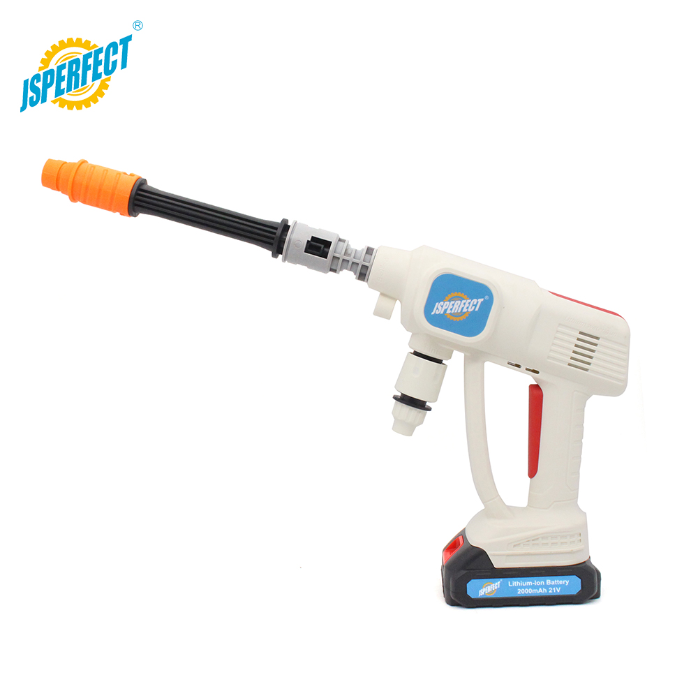 Wholesale Portable Rechargeable Cordless Car Wash Gun Brush Motor Wireless Water Sprayer For Car Home Garden Cleaning