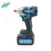 Brushless Motor Electric Cordless Impact Wrench With Two Strong Battery Impact Wrench