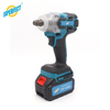 Brushless Motor Electric Cordless Impact Wrench With Two Strong Battery Impact Wrench