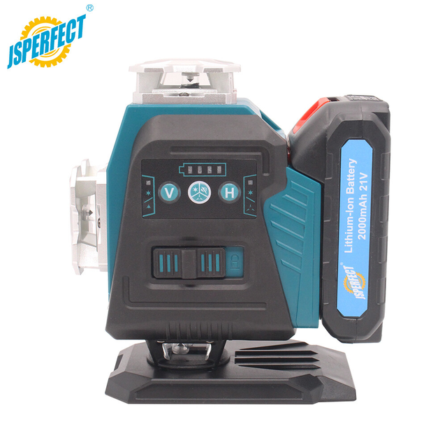 New High Accuracy MKT Battery 1m Tripod 4D Green 16 Lines Laser Level 