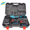 CRW21A 21V Brushless Cordless Ratchet Wrench 3/8 Inch 80Nm Max Torque 4000mAh Makita Type Battery Electric Ratchet Wrench Kit With BMC Box