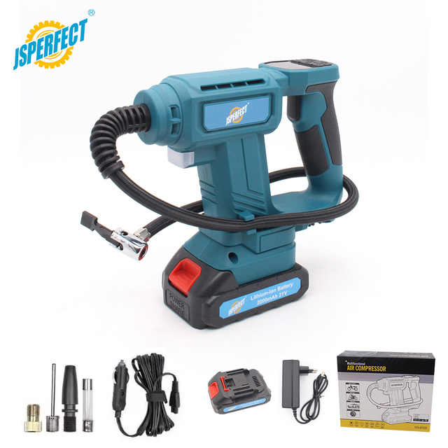 21V Digital Cordless Tire Inflator Portable Air Pump