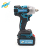 Brushless Motor Electric Cordless Impact Wrench With Two Strong Battery Impact Wrench