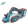 Factory Wholesale Battery Powered Cordless Hand Planer 21V 4000mAh Lithium Electric Planer 82mm Width Wood Surface Flattening Power Tool